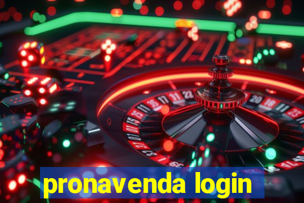 pronavenda login